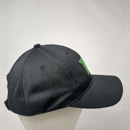 W Strapback Hat Black One Size Adjustable Embroidered 6 Panel Port Authority