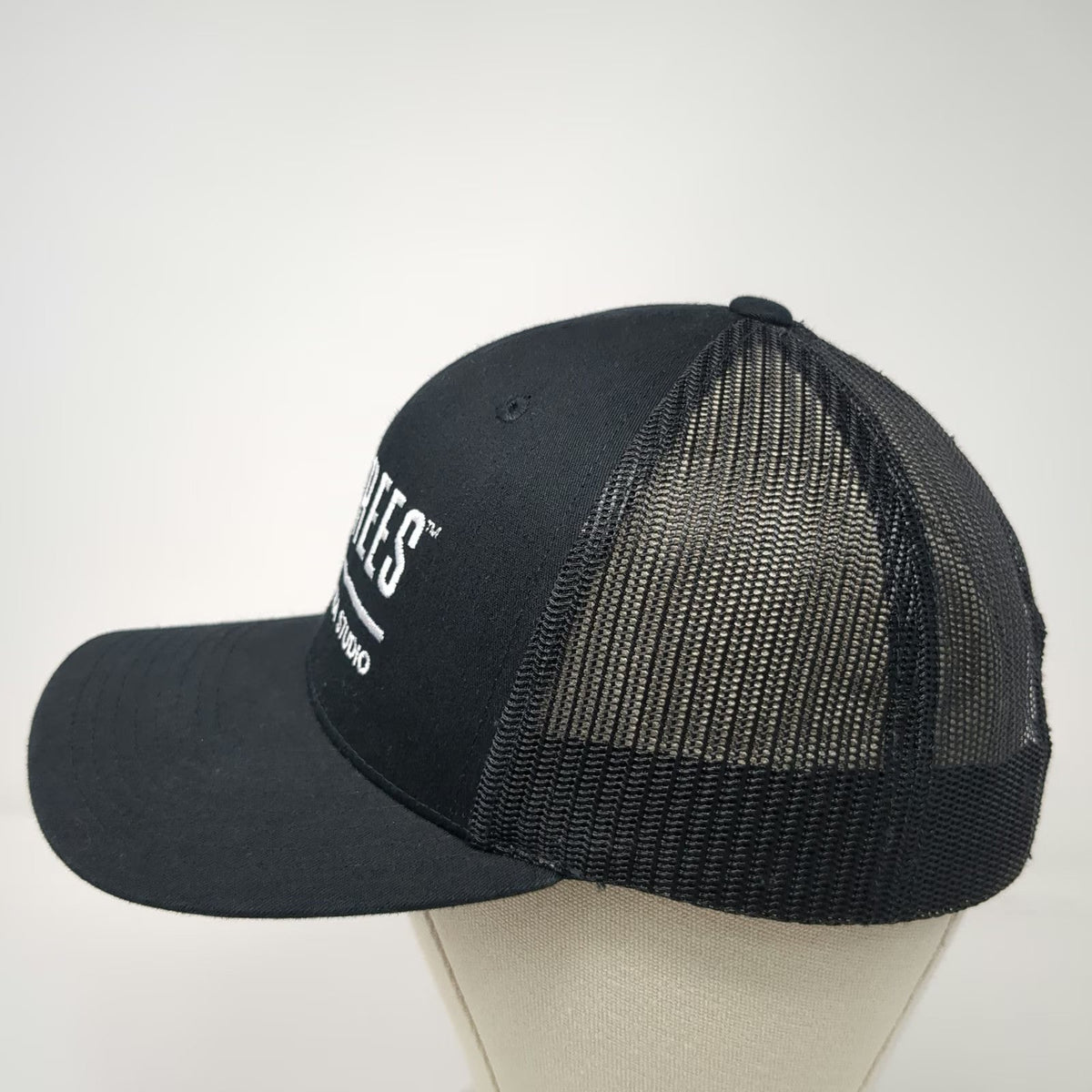 Yupoong Trucker Hat Black One Size 3 Degrees Infrared Sauna Studio Snapback Mesh