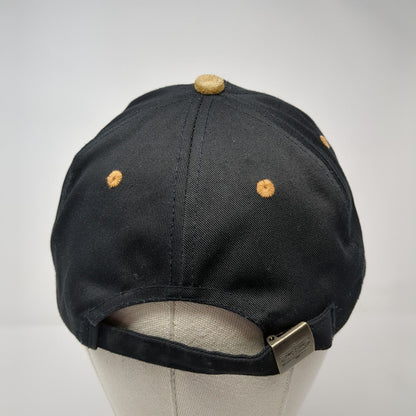 Camp Wilson BBQ Slideback Hat Black One Size Colorblock 6 Panel Nissin