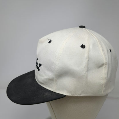 Titleist 5 Panel White Hat S Texace Golf Black Bill Green Underbrim USA Vintage