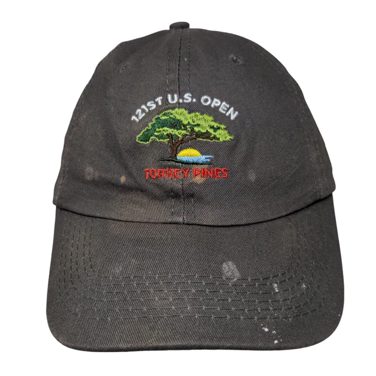 121st US Open Torrey Pines Slideback Hat Gray One Size USGA Member