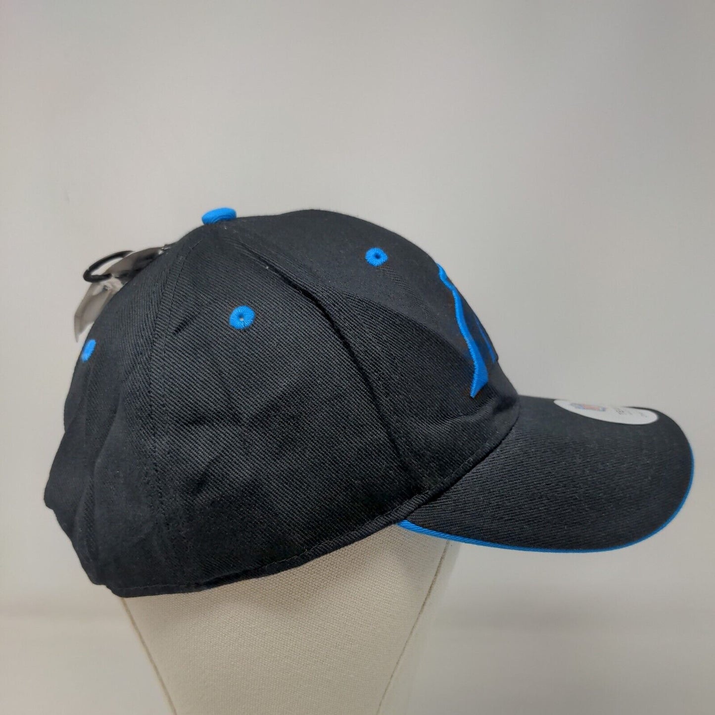 NFL Men's Snapback Hat Black OSFA Embroidered Carolina Panthers Logo W/Tags