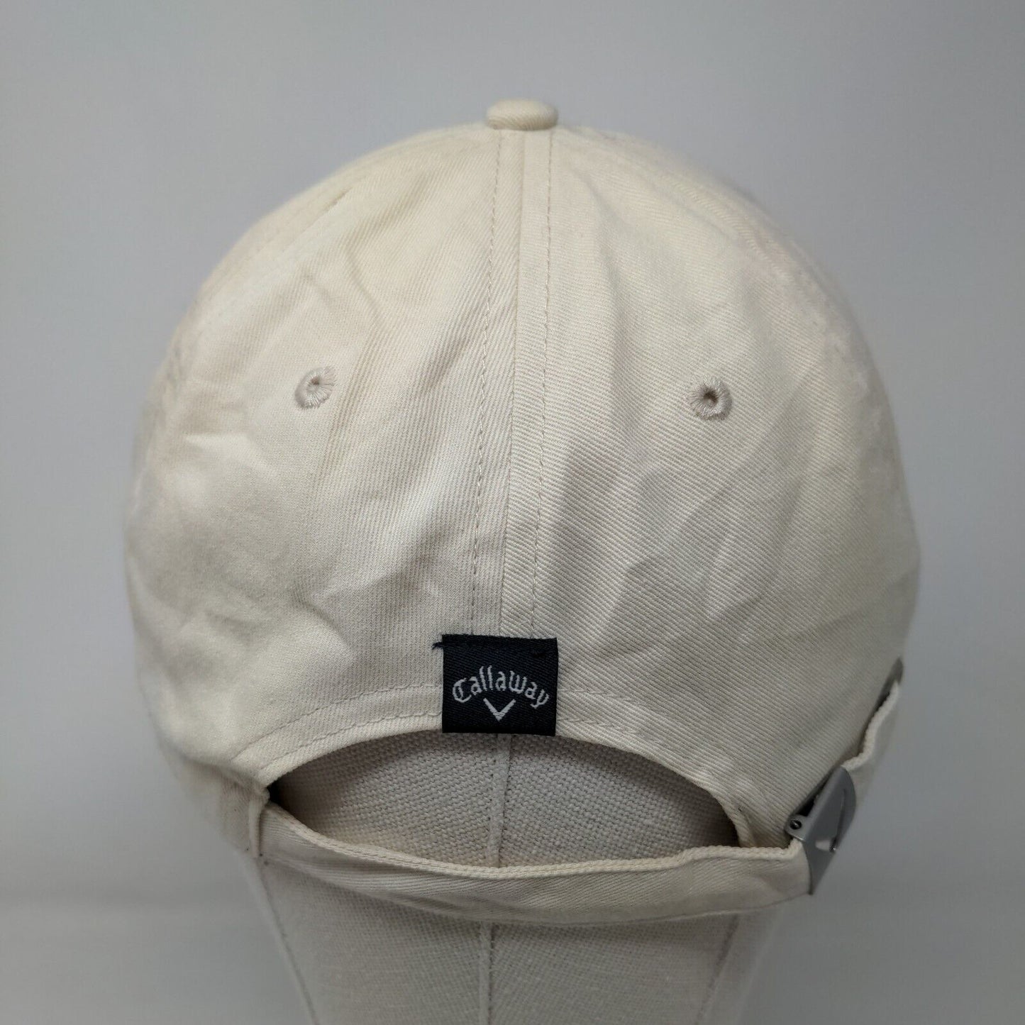 Callaway Slideback Hat Tan One Size Embroidered 6 Panel Outdoor