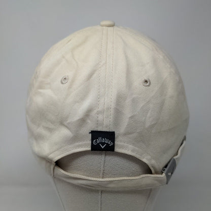 Callaway Slideback Hat Tan One Size Embroidered 6 Panel Outdoor