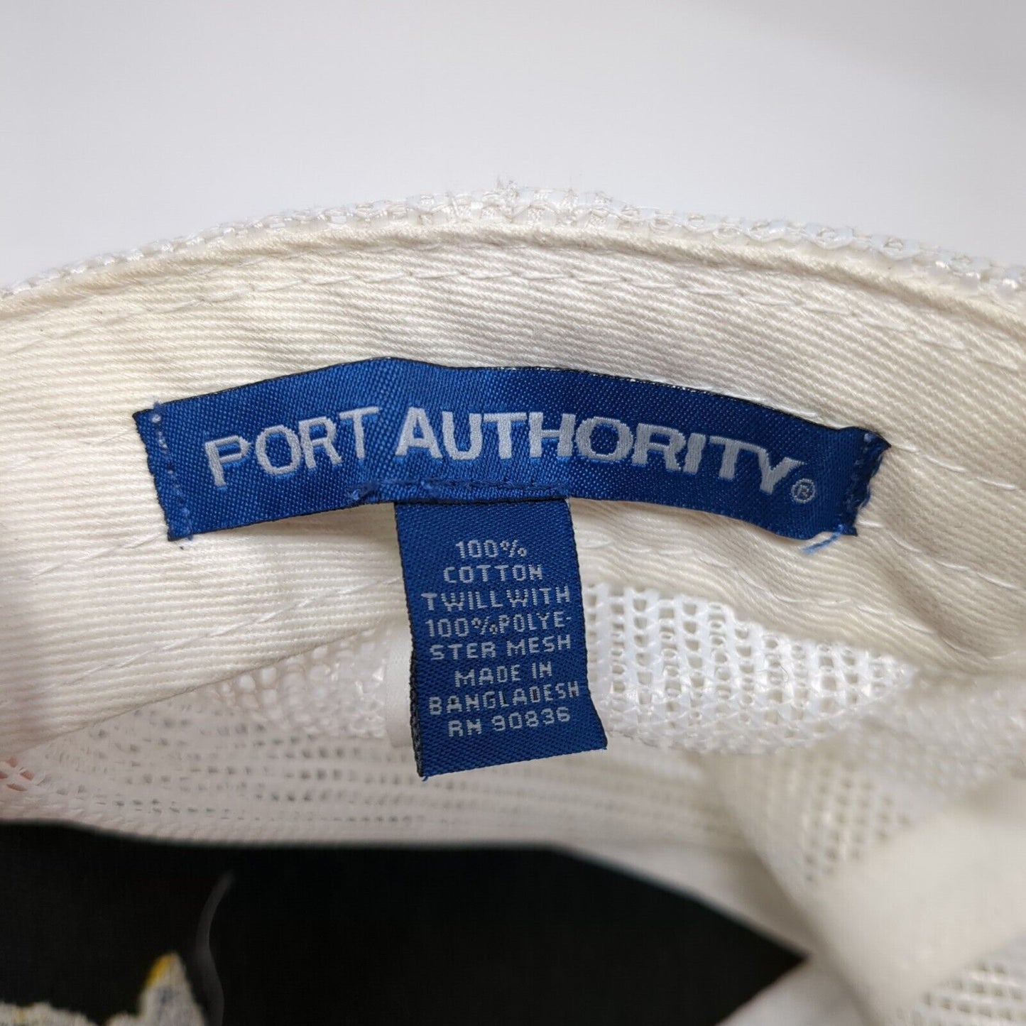 Notus FFA Est. 1954 Snapback Trucker Hat Black OS Adjustable Mesh Port Authority