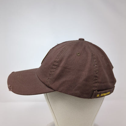 Yarguera Estate Tobacco Patch Slideback Hat Brown OSFA Adjustable