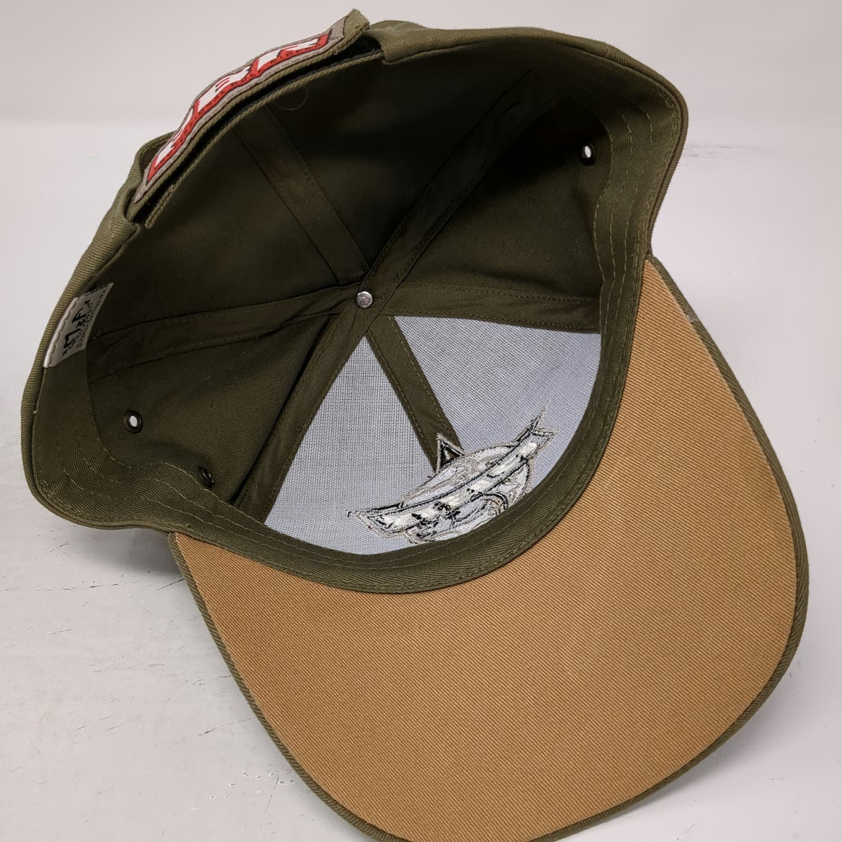 M&F PBR Bull Riders Baseball Cap Brown One Size Autographed Flame Cotton Hat