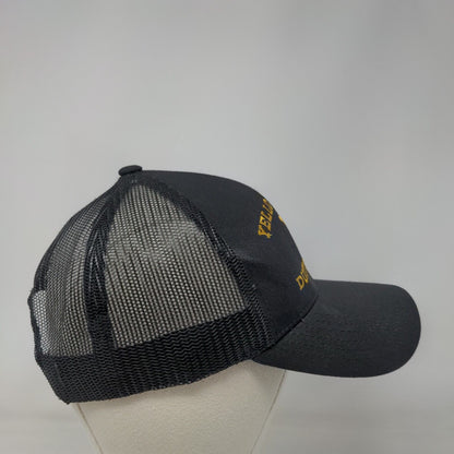 Yellowstone Dutton Ranch Snapback Mesh Back Trucker Hat Black One Size