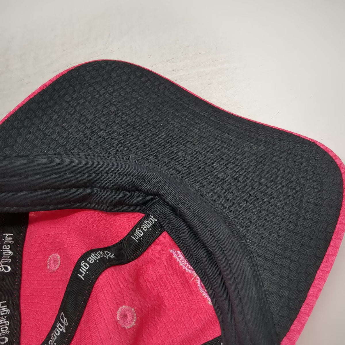 Gogie Girl SpurWing The Club Pink Baseball Cap Hat One Size Strapback Textured