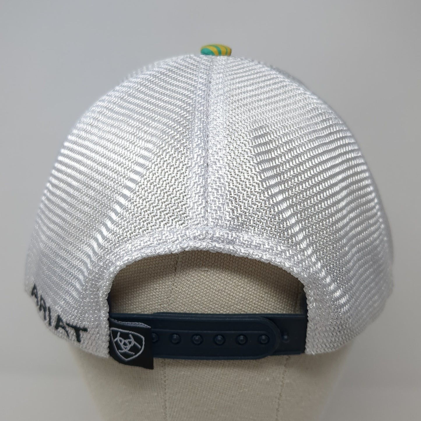 Ariat Logo Snapback Mesh Back Trucker Hat Multicolor One Size Striped
