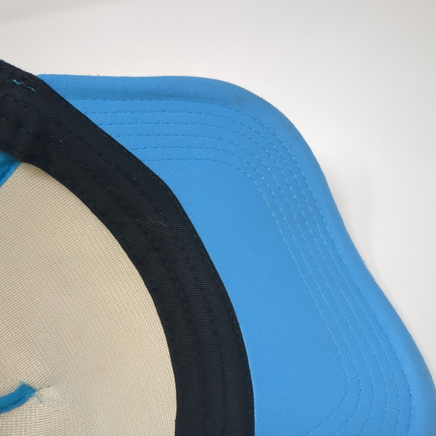 Thinking Cap Snapback Trucker Hat Blue One Size Mesh Back Stranger Things