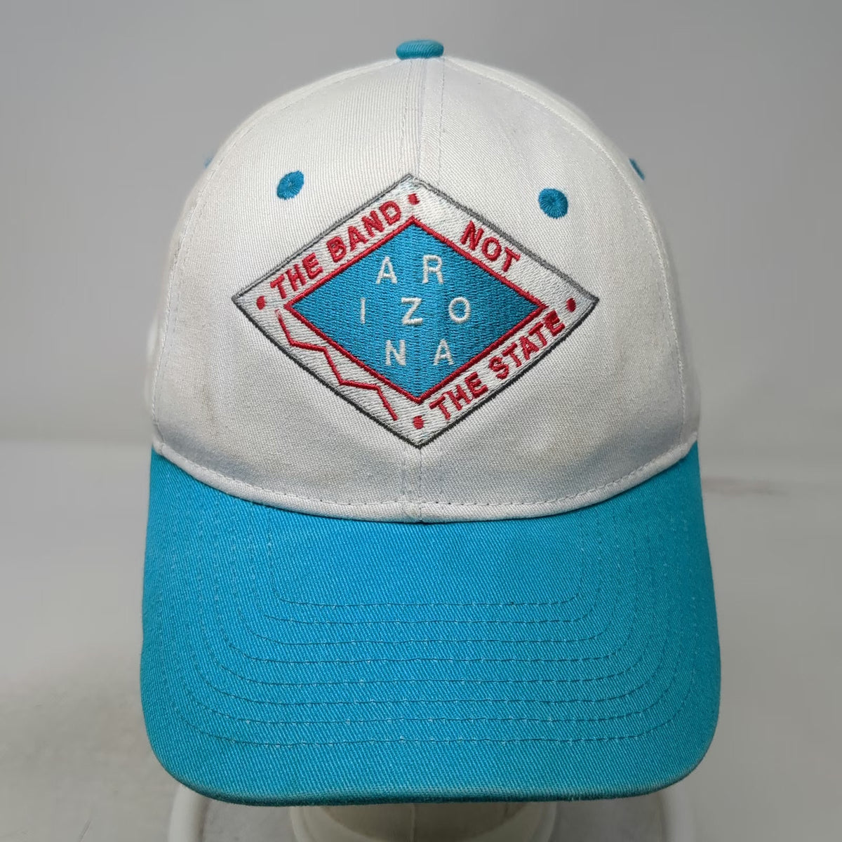 Cobra Snapback Hat One Size White Blue The Band Not The State Arizona Band Logo
