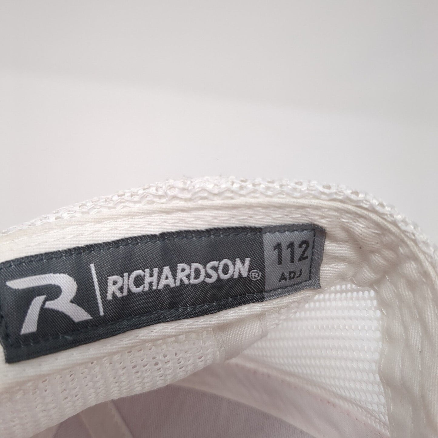 Richardson Snapback 112 Trucker Hat Red One Size Adjustable Mesh Back Blank