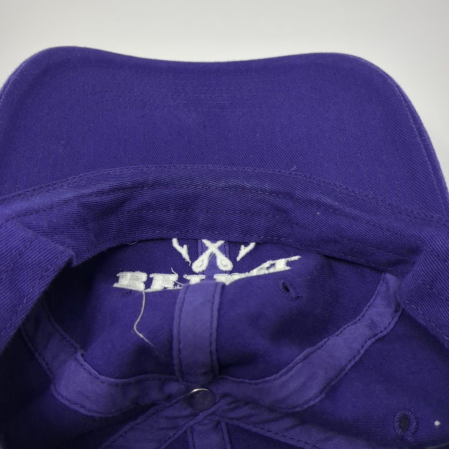 Bethel University Slideback Hat Purple One Size Adjustable Embroidered