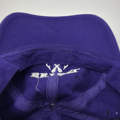 Bethel University Slideback Hat Purple One Size Adjustable Embroidered