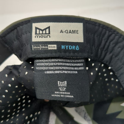Melin Baseball Hat Green 60 CM Perforated Hydro Snapback Performance A-Game