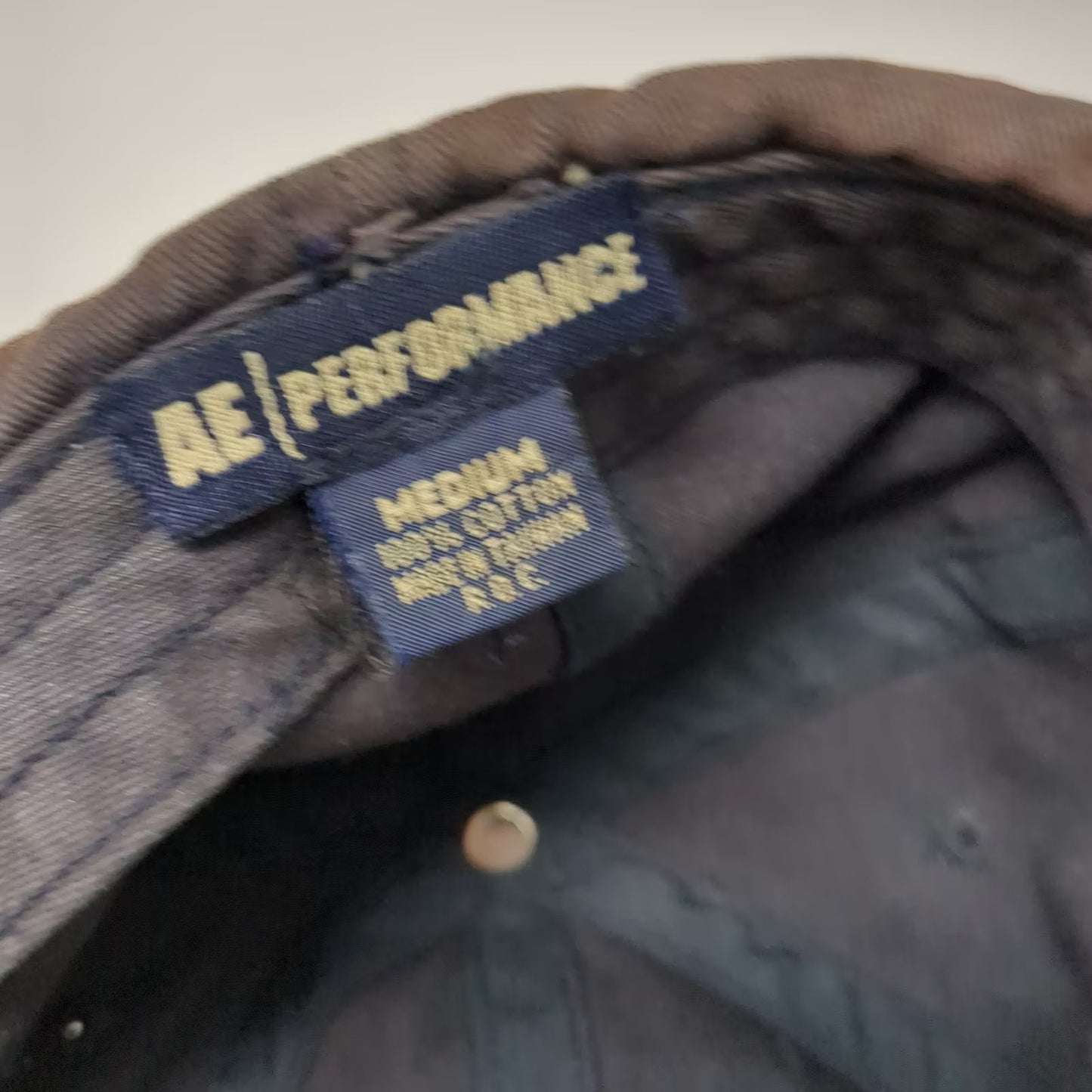 American Eagle Blue Size M Distressed Surf-Riders Club AEO Hat Vintage Y2K