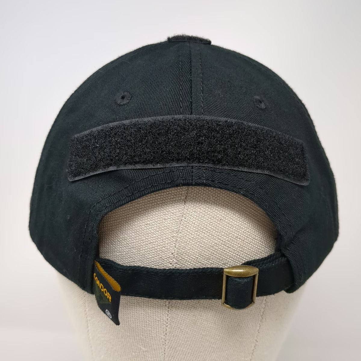 Condor Baseball Cap Black One Size Tactical Adjustable Loop Patches Operator Hat