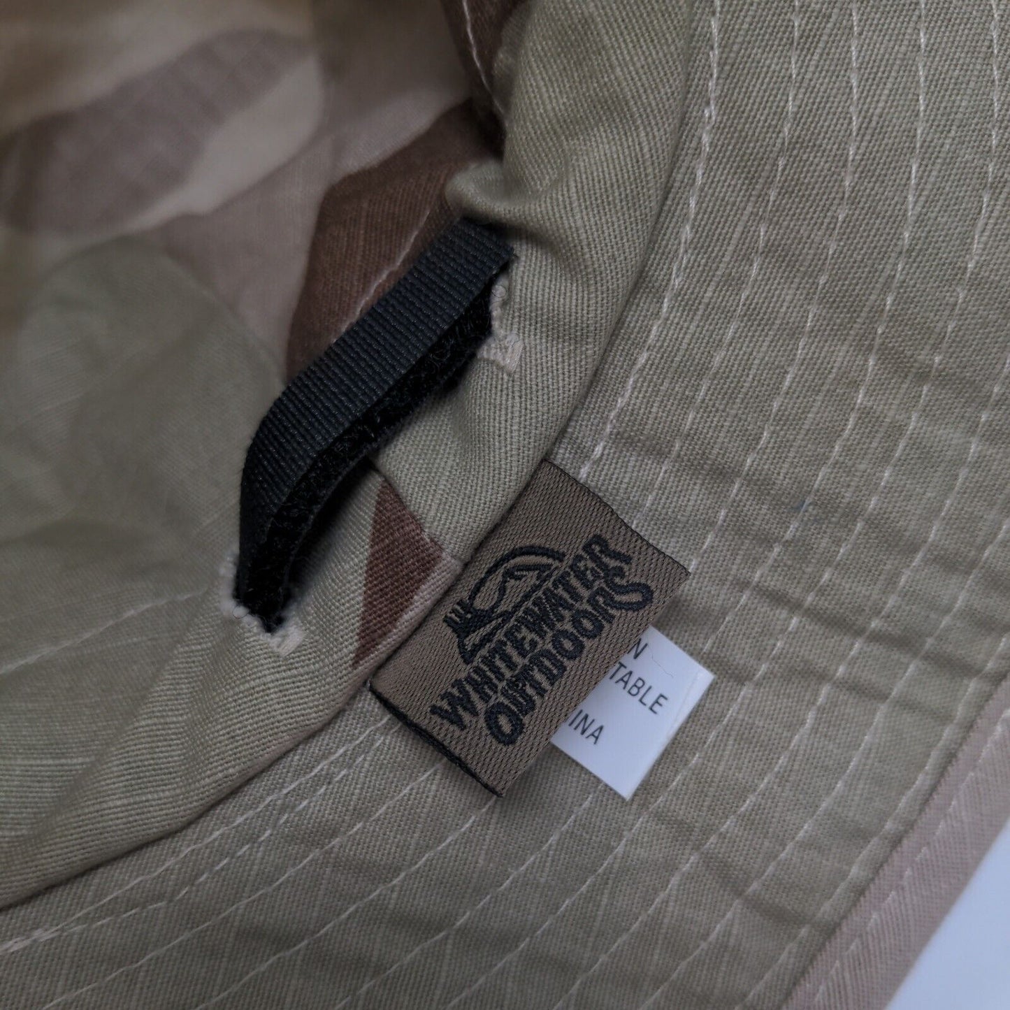 Whitewater Outdoors Boonie Hat Camo Adjustable Chin Strap Vent Holes