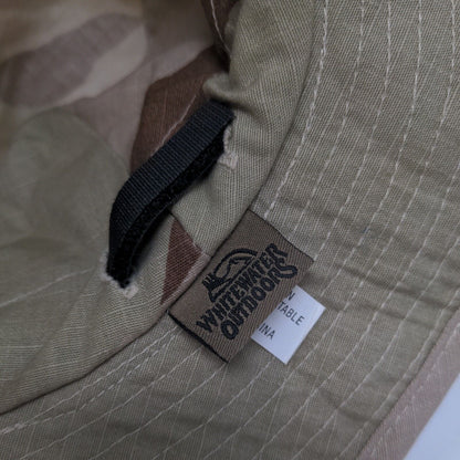 Whitewater Outdoors Boonie Hat Camo Adjustable Chin Strap Vent Holes