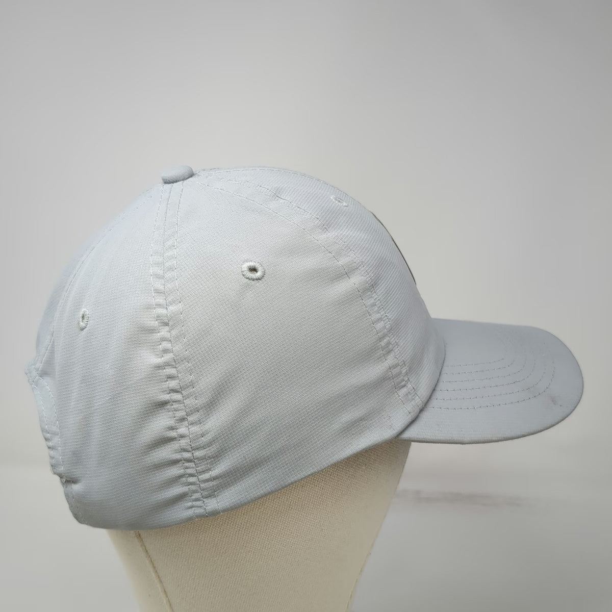 Imperial Baseball Cap Gray One Size Loch Lloyd Shield Patch Slideback Sport Hat