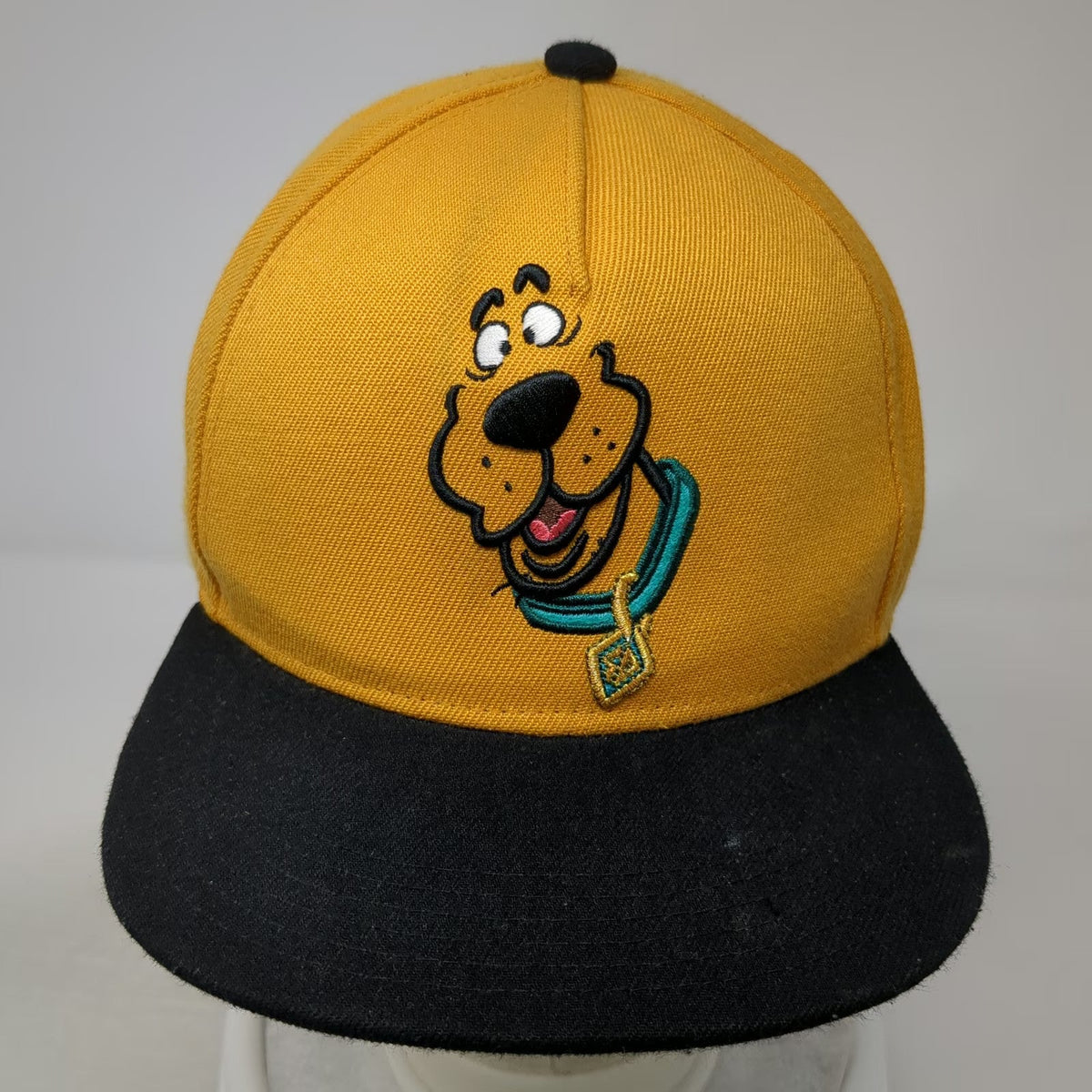 Scooby-Doo 5 Panel Brown One Size Hat Snapback Embroidered Character Graphic