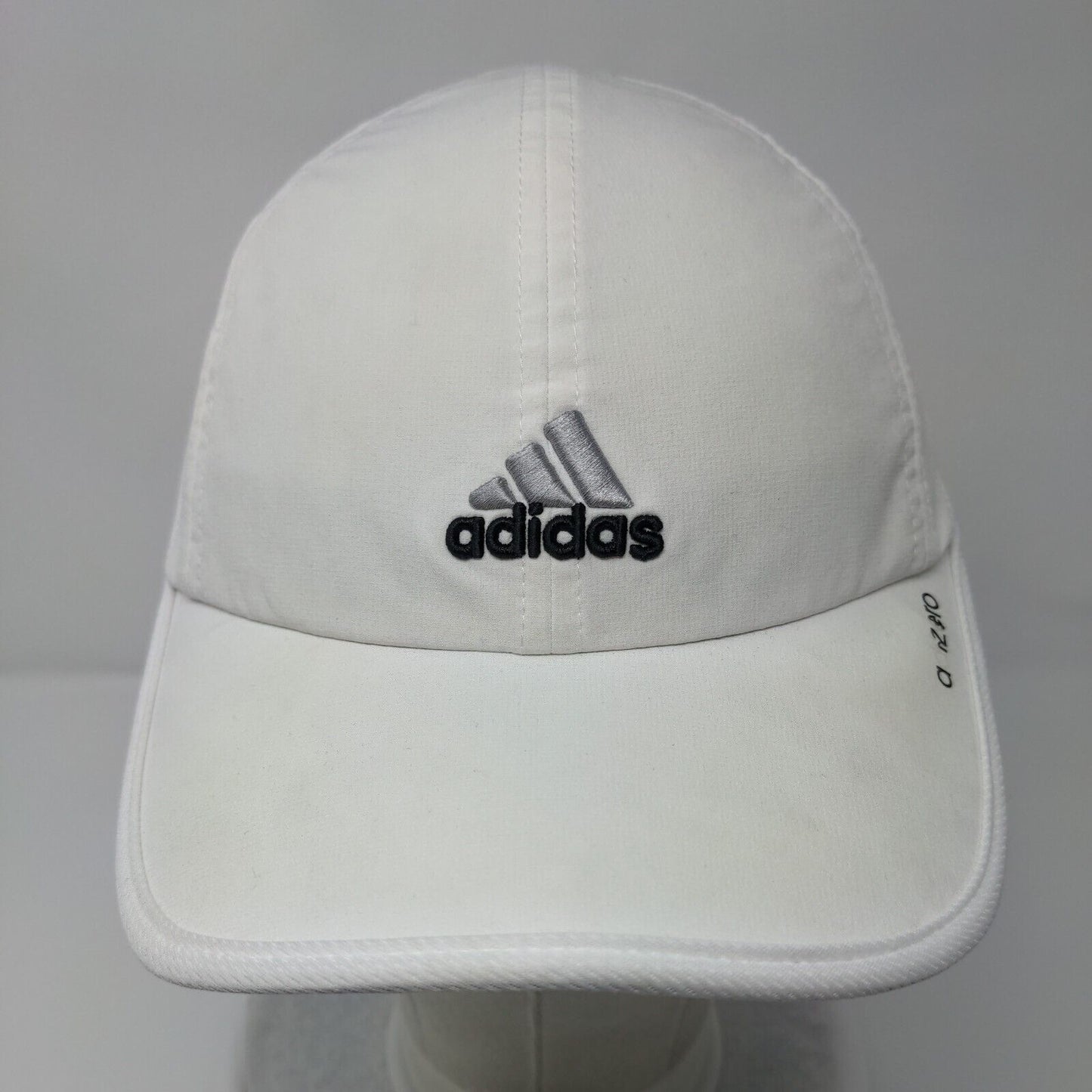 Adidas 3 Stripes Strapback Hat White One Size Solid Adizero Climacool