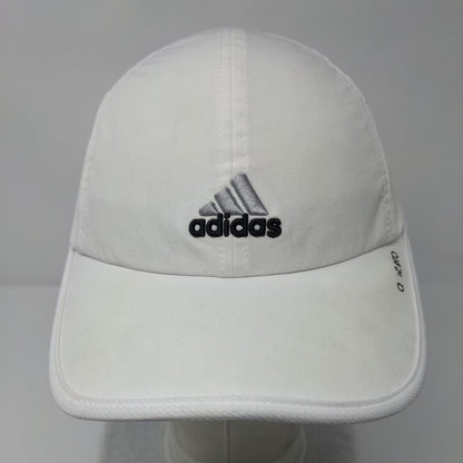 Adidas 3 Stripes Strapback Hat White One Size Solid Adizero Climacool