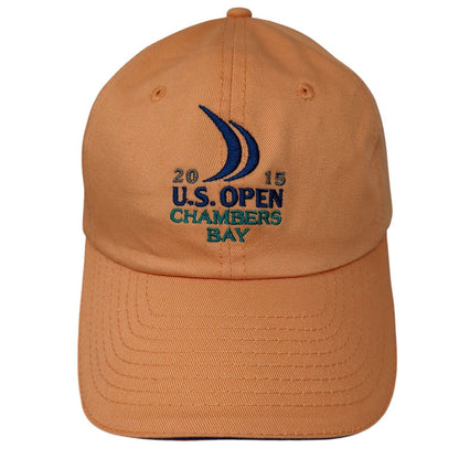 2015 US Open Chambers Bay Slideback Hat Orange One Size Adjustable
