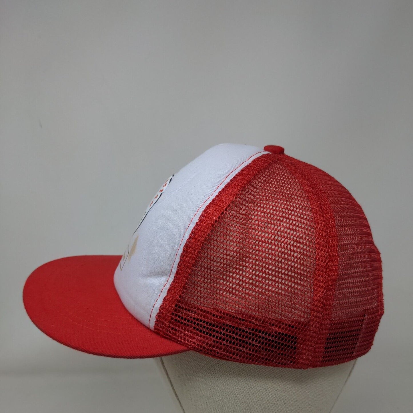 2022 Dallas Asian Independence Cup Snapback Trucker Hat Red One Size Mesh Back