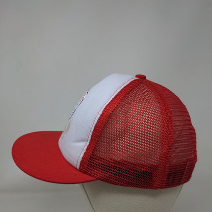 2022 Dallas Asian Independence Cup Snapback Trucker Hat Red One Size Mesh Back