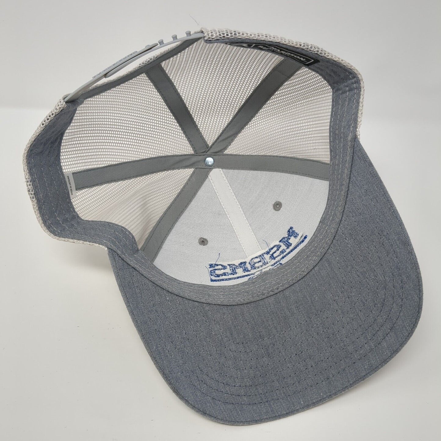 MSBMS 23 Snapback Trucker Hat Gray One Size Mesh Back Richardson