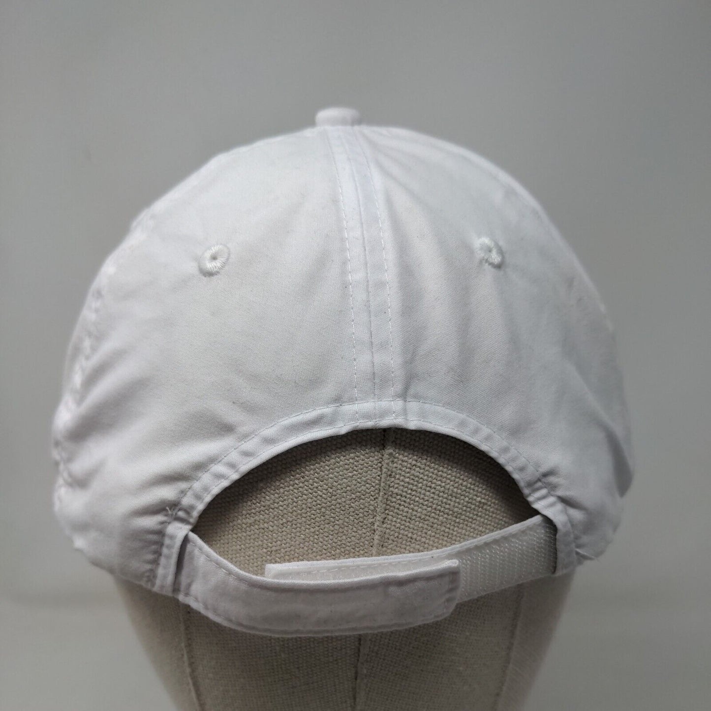 Cyber Secure Florida Strapback Hat White One Size Embroidered Trimark
