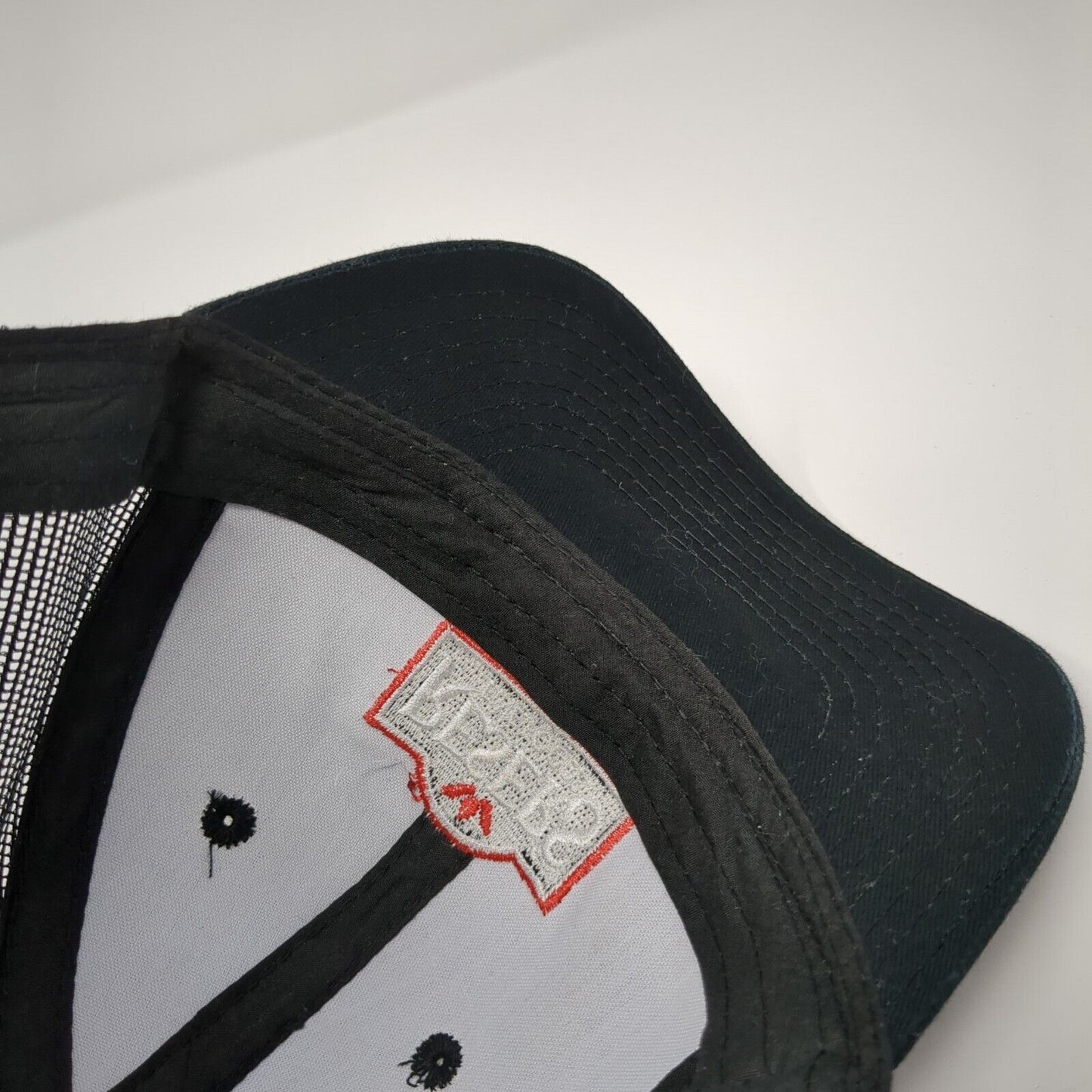 Reser's Fine Foods Strapback Trucker Hat Black One Size Adjustable Mesh Back