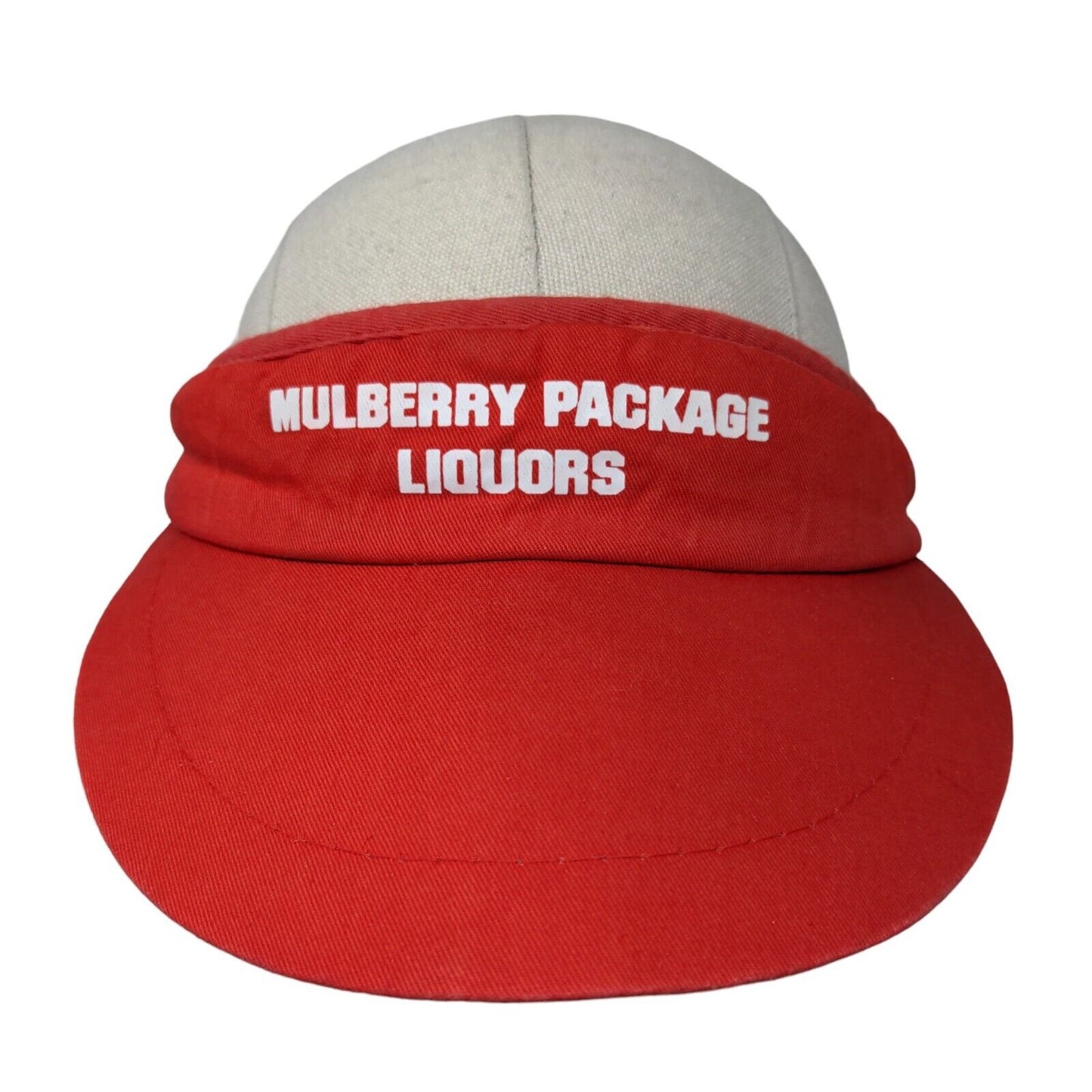 Mulberry Package Liquors Slideback Sun Visor Cap Hat Adjustable