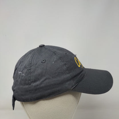 Cabela's Club Slideback Hat Gray OSFM Adjustable Embroidered Vented Holes