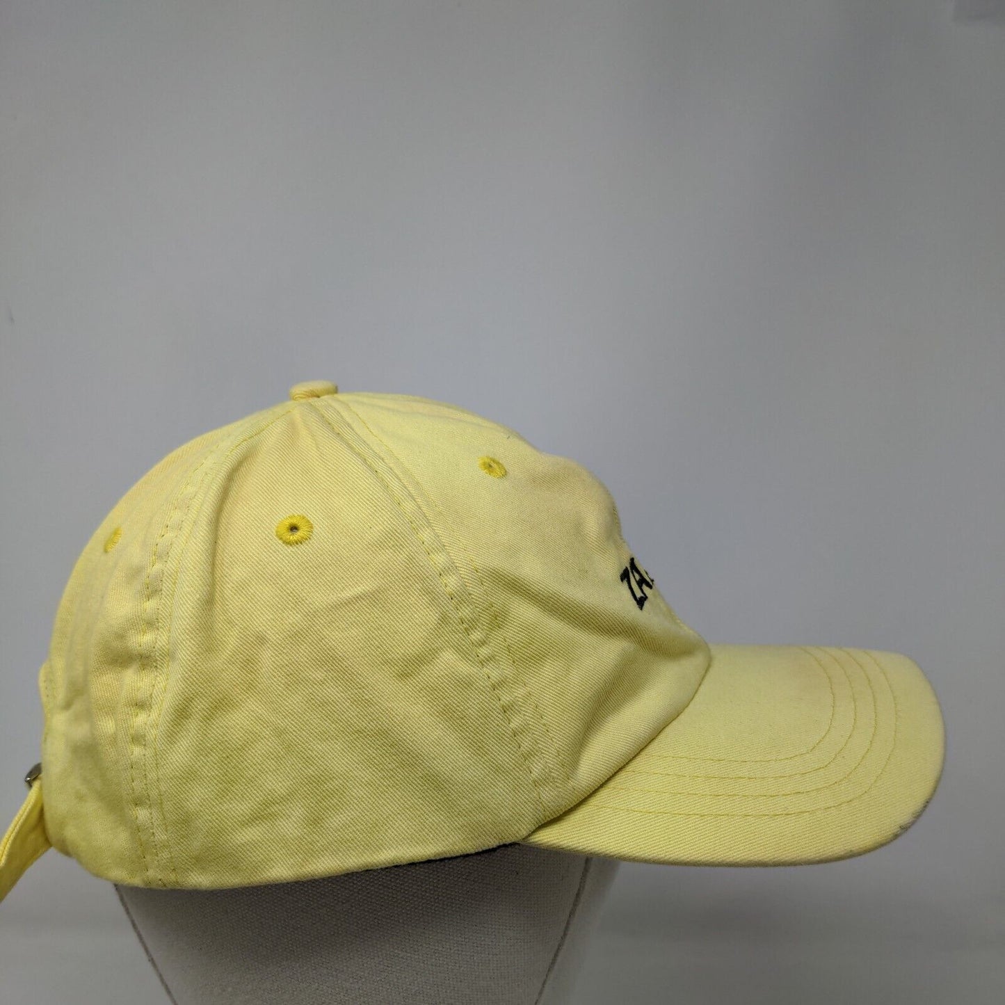 Zaddy Slideback Hat Yellow One Size Embroidered 6 Panel Bitch Boutique