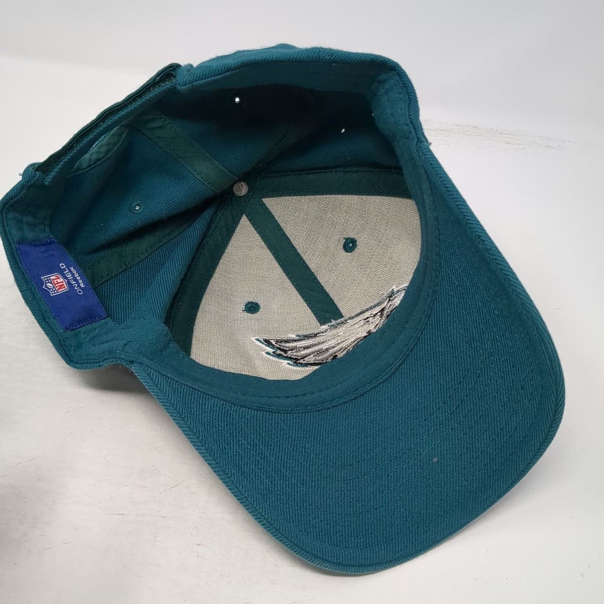 Reebok NFL Philadelphia Eagles Hat Green White Black Silver One Size Strapback