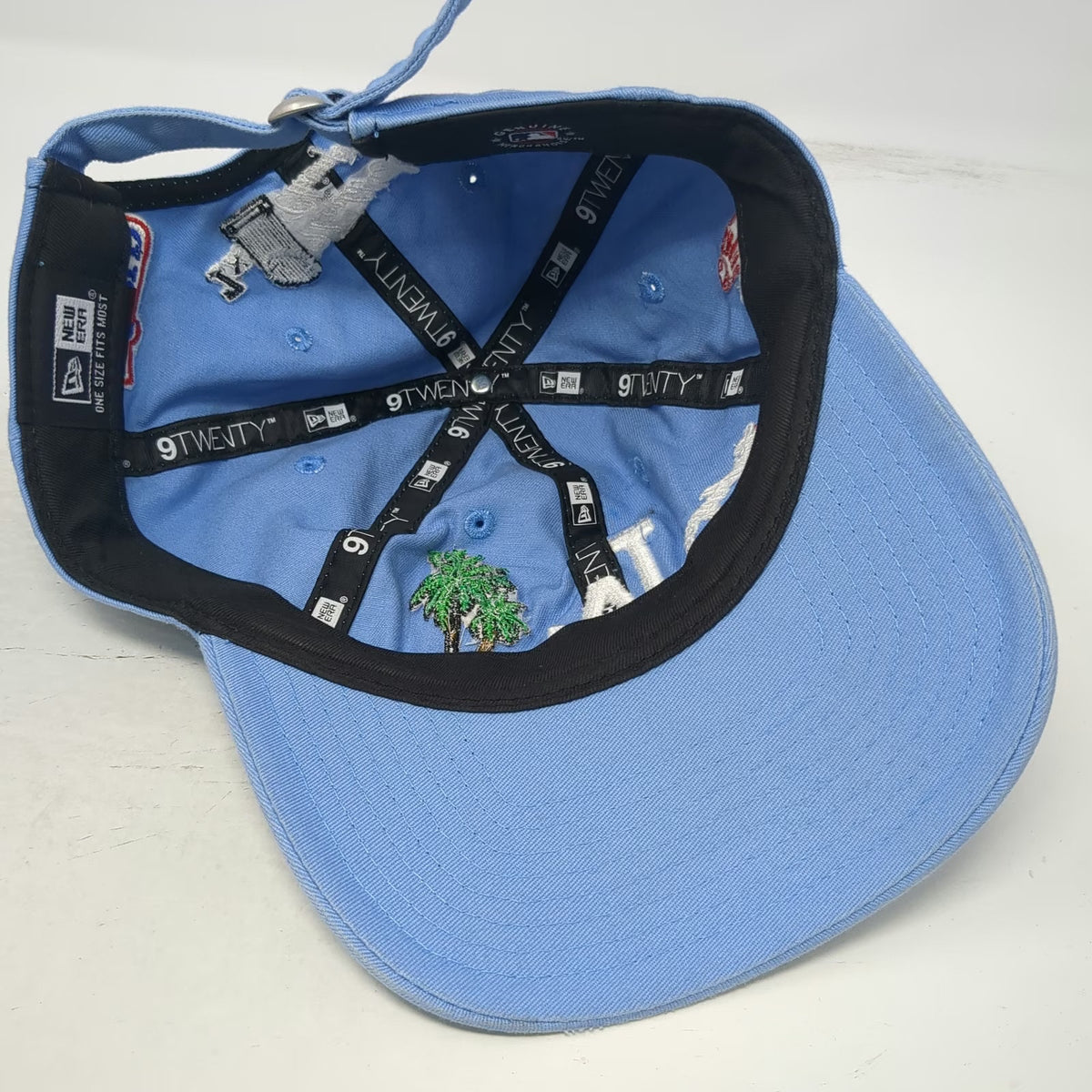 New Era MLB Los Angeles Dodgers Blue OSFM Baseball Cap 9TWENTY World Series Hat