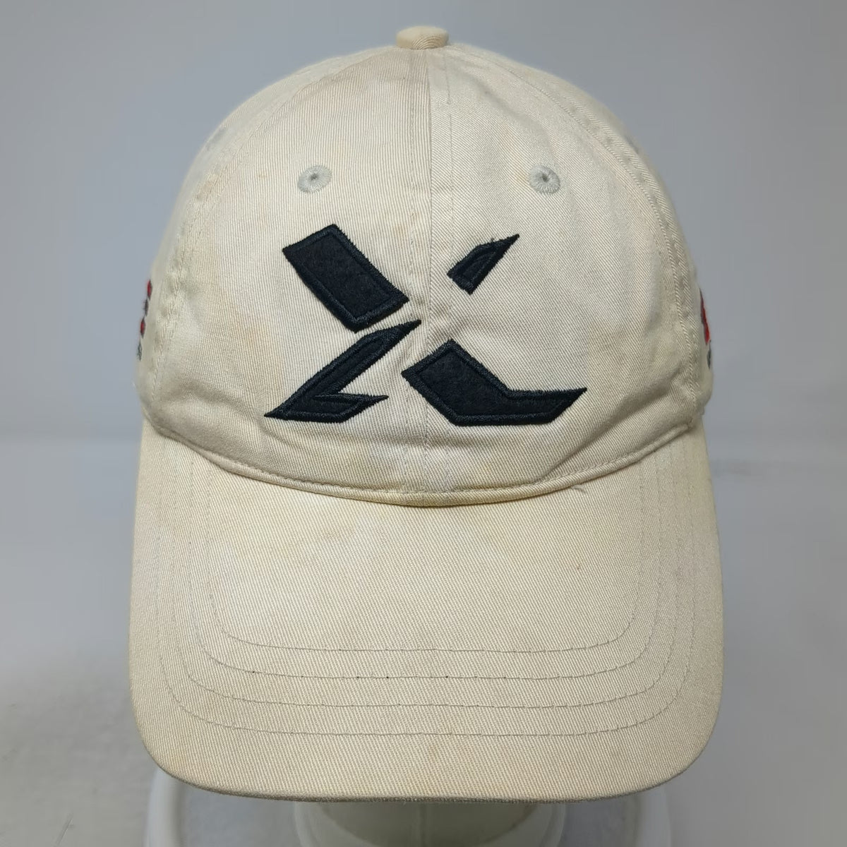 Tour Edge Exotics Baseball Cap Beige One Size Hat Golf X Logo Graphic Underbrim