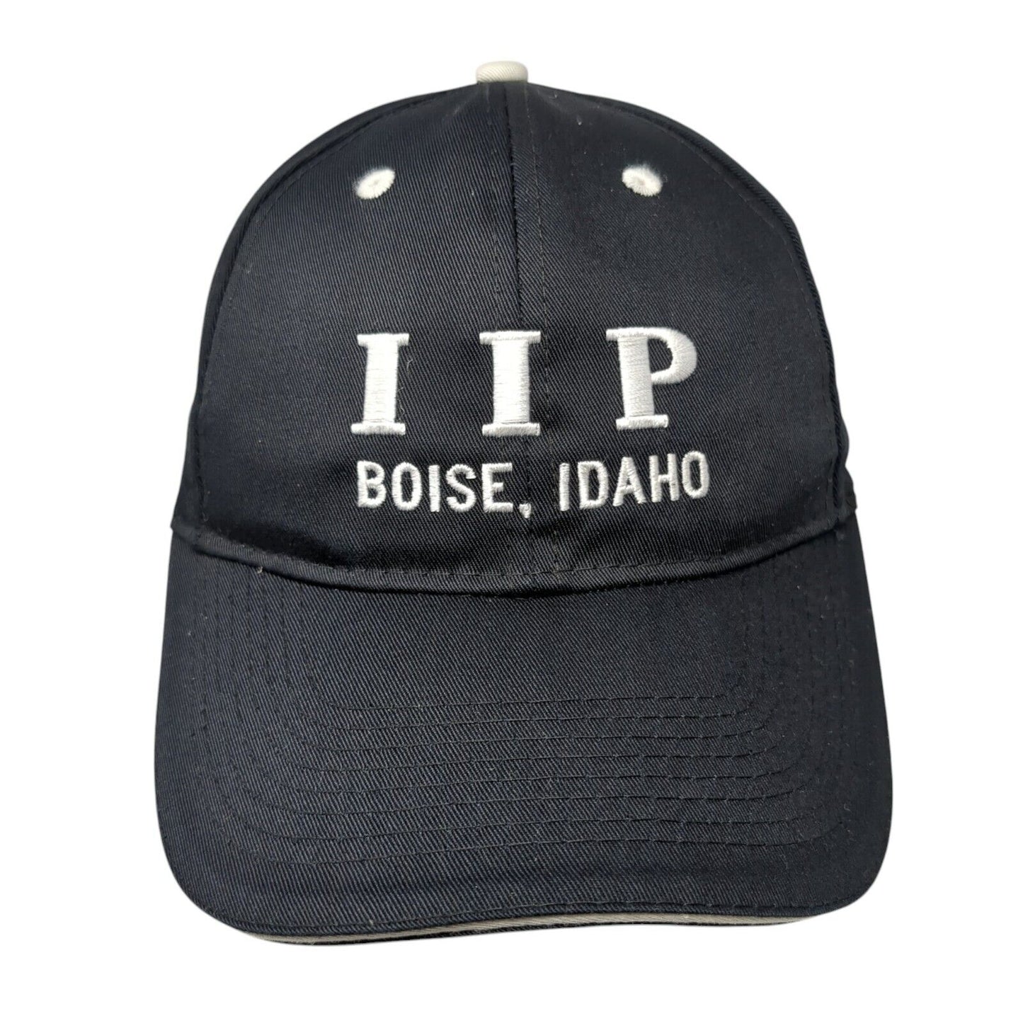 IIP Boise Idaho Strapback Hat Black OSFM Embroidered 6 Panel Otto
