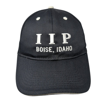 IIP Boise Idaho Strapback Hat Black OSFM Embroidered 6 Panel Otto