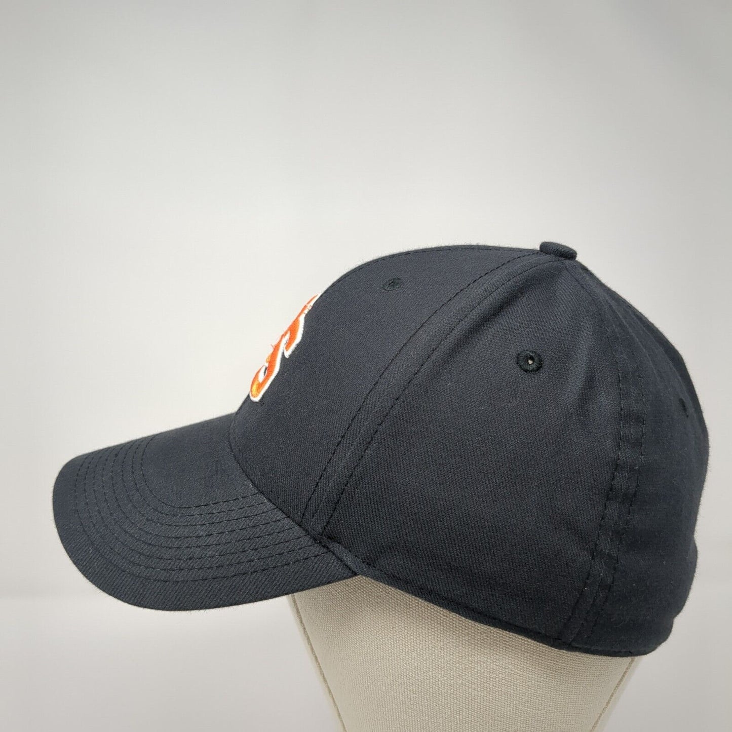 Nike Team Oregon State Fitted Hat Black One Size Embroidered Logo