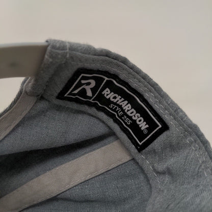Gather Snapback Hat Gray One Size Adjustable Embroidered Richardson