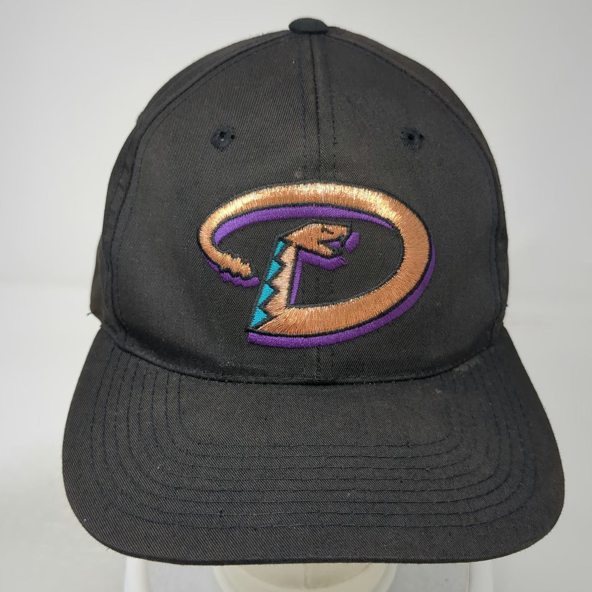 Outdoor Cap Snapback Black One Size Arizona Diamondbacks Hat Gray Undervisor