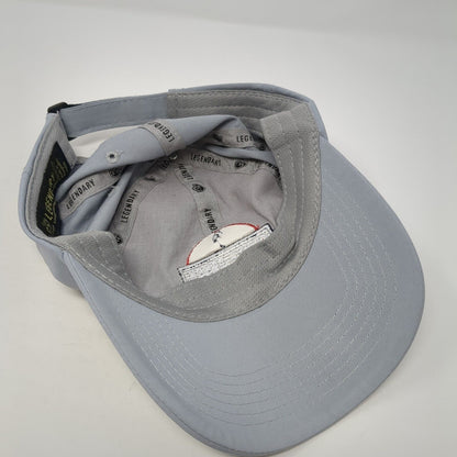 Crane Creek Strapback Hat Gray One Size Adjustable Embroidered 6 Panel Legendary