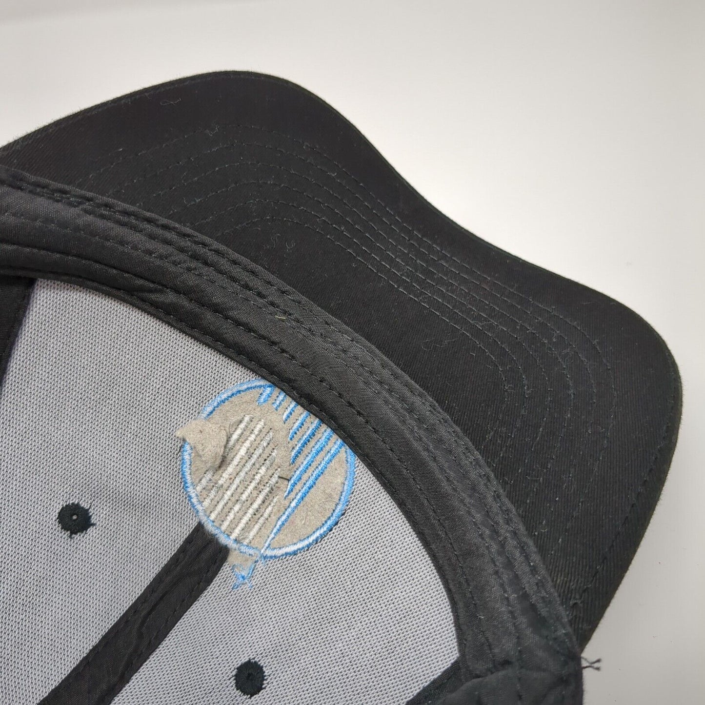 Life Surge Snapback Hat Black One Size Adjustable Embroidered 6 Panel