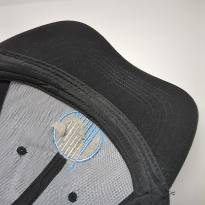 Life Surge Snapback Hat Black One Size Adjustable Embroidered 6 Panel