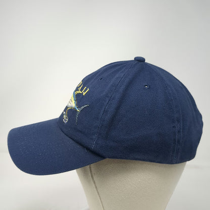 Hawaiian Headwear Baseball Cap Blue One Size Hawaii Ahi Tuna Fishing Hat