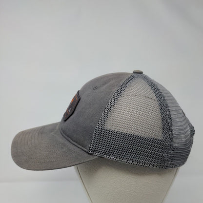 Sitka Bozeman MT Snapback Trucker Hat Gray OSFA Adjustable Mesh Back Cotton